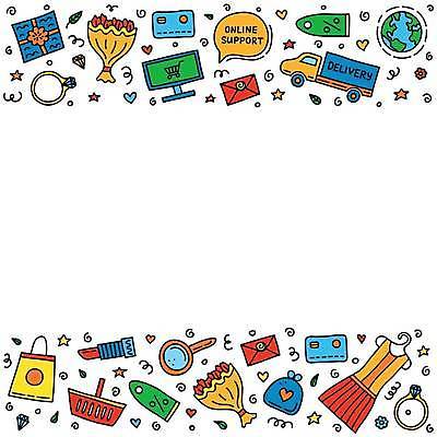 EPS 해외이미지 디자인 옷 포스터 지구 꽃다발 백그라운드 일러스트 사람없음 컬러풀 쇼핑백 모니터 반지 신용카드 낙서 장바구니 택배 손그림 해외202309 해외일러스트 꽃 컬러 가방 장신구 금융 쇼핑 컴퓨터 바구니 운송업 파일형식 벡터