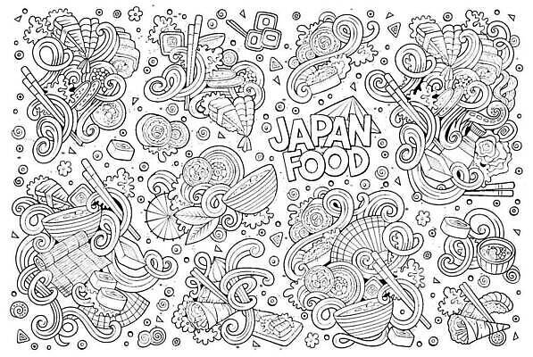 EPS 해외이미지 전통 식기 디자인 아시아 문화 음식 라인일러스트 일러스트 젓가락 밥 새우 어류 요리 동양인 장식 주방 식당 일본 식사 회 면 막대기 수프 낙서 상품 김 만화 스케치 수집 고추냉이 참치 장어 해산물 오브젝트 메뉴 날것 윤곽 롤 손그림 연어 동쪽 전국 해외202309 해외일러스트 나라 수저 갑각류 미술 인종 상점 수중동물 양념 해조류 방향 파일형식 벡터