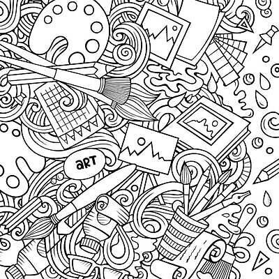 EPS 해외이미지 직업 디자인 액자 컨셉 일러스트 추상 프레임 직장 창조 취미 장식 연필 페인트 도구 붓 업무 작업실 낙서 만화 스케치 라인아트 오브젝트 그림 윤곽 예술가 손그림 구성 그래픽디자이너 국경 해외202309 해외일러스트 선 무늬 회사 학용품 미술 필기구 작업 디자이너 파일형식 벡터