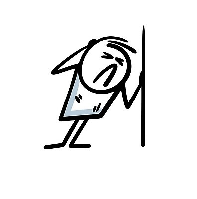 EPS 해외이미지 벽 인물캐릭터 일러스트 한명 사람 찡그림 낙서 충돌 만취 두통 심플 해외202309 해외일러스트 일러캐릭터 캐릭터 1 표정 질병 술취함 파일형식 벡터