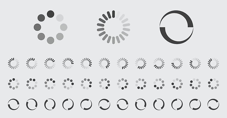 EPS 해외이미지 모양 템플릿 디자인 이동 인터넷 일러스트 프레임 그래픽 컴퓨터 세트 디지털 자료 웹 화물 시간 바 원형 기다림 지시 땅 수집 심볼 사인 속도 메뉴 심플 애니메이션 다운로드 진행 UI 고립 로딩 방법 업로드 엘리먼트 인터페이스 벡터 해외202309 해외일러스트 도형 컨셉 모션 전자제품 운송업 파일형식