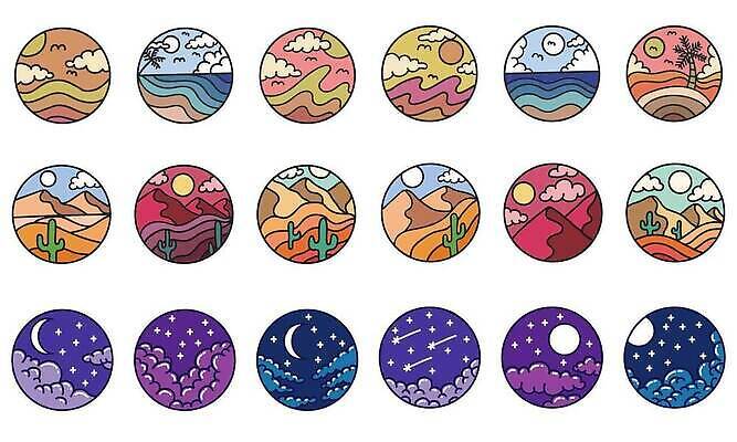 EPS 해외이미지 템플릿 라이프스타일 디자인 배너 계절 포스터 바다 여행 백그라운드 컨셉 일러스트 자연 벽지 하늘 추상 휴가 휴식 산 파노라마 미술 풍경 야외 그래픽 여름 세트 일출 환경 봄 덮개 플랫 야간 숲 인쇄 만화 수집 언덕 스카이라인 소셜미디어 벡터 해외202309 해외일러스트 자연요소 무늬 문화예술 촬영기법 생활 노을 뚜껑 생태계 파일형식