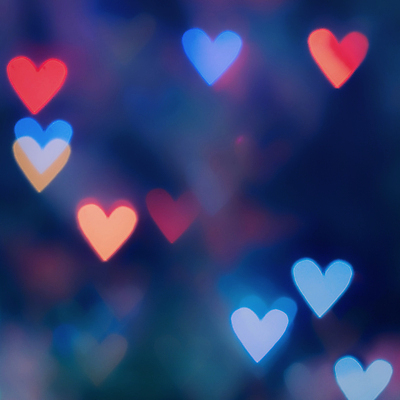 포토 JPG 해외이미지 백그라운드 추상 사람없음 파란색 빛 하트 보케 해외202309 해외포토 모양 컬러 무늬 파일형식