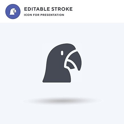 EPS 해외이미지 일러스트 그림자 타이포그라피 사람없음 앵무새 해외202309 해외일러스트 문자 조류 파일형식 벡터