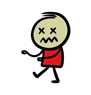 EPS 해외이미지 인물캐릭터 일러스트 한명 사람 낙서 심플 좀비 해외202309 해외일러스트 일러캐릭터 캐릭터 1 파일형식 벡터