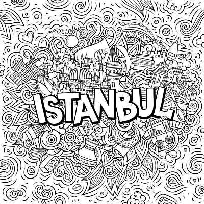 EPS 해외이미지 디자인 유럽 아시아 종교 문화 음식 바다 여행 라인일러스트 일러스트 텍스트 이스탄불 동양인 단어 도시 사찰 역사 재산 낙서 이슬람교 만화 스케치 심볼 오브젝트 모스크 윤곽 타운 칠면조 랜드마크 색칠공부 전국 제국 콘스탄티노플 레터링 튀르키예 해외202309 해외일러스트 문자 나라 종교건축 조류 미술 인종 금융 학습 색칠 파일형식 벡터