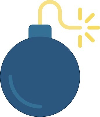 EPS 해외이미지 디자인 무기 선 컨셉 일러스트 폭발 폭탄 위협 심볼 군용 윤곽 고립 테러리스트 벡터 해외202309 해외일러스트 군대 폭발물 범죄인 테러 파일형식