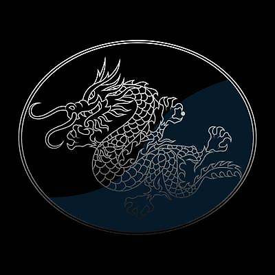 EPS 해외이미지 전통 일러스트 사람없음 용 원형 그림 해외202309 해외일러스트 도형 파일형식 벡터