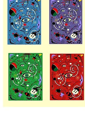 EPS 해외이미지 모양 선 백그라운드 일러스트 추상 미래 미술 빨간색 초록색 파란색 세트 컬러풀 노란색 우주 보라색 희망 화가 기하학 구성 스타일 벡터 해외202309 해외일러스트 직업 감정 컬러 컨셉 무늬 문화예술 파일형식