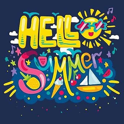 EPS 해외이미지 디자인 영어 일러스트 캘리그라피 아이스크림 타이포그라피 사람없음 선글라스 태양 파인애플 HELLO 레터링 해외202309 해외일러스트 자연요소 문자 안경 과일 디저트 인사 열대과일 파일형식 벡터