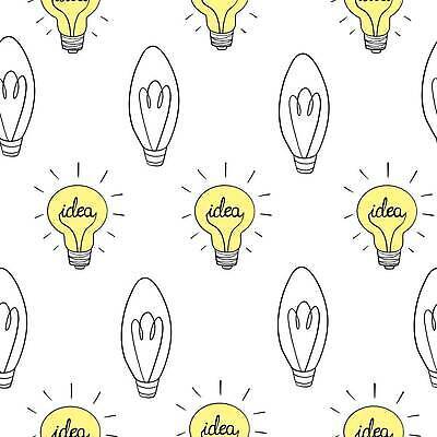 EPS 해외이미지 디자인 배너 백그라운드 컨셉 패턴 일러스트 전구 벽지 추상 조명 아이디어 창조 미술 그래픽 장식 빛 세트 힘 에너지 흰색 램프 낙서 스케치 심볼 타일 사인 그림 질감 심플 윤곽 손그림 해결 혁명 고립 발명 포장소품 스타일 벡터 반복 해외202309 해외일러스트 컬러 무늬 포장 문화예술 오브젝트 포장재료 파일형식