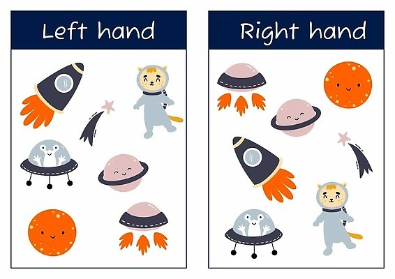 EPS 해외이미지 손 교육 별 종이 어린이 일러스트 학교 수업 책 스터디 운동 우주 공백 유치원 행성 로켓 우주비행사 게임 아기 기록 왼쪽 우주선 연습 그림 윤곽 시트 똑같은 필기체 해외202309 해외일러스트 자연요소 문자 놀이 건강 사람 신체부위 학습 방향 파일형식 벡터