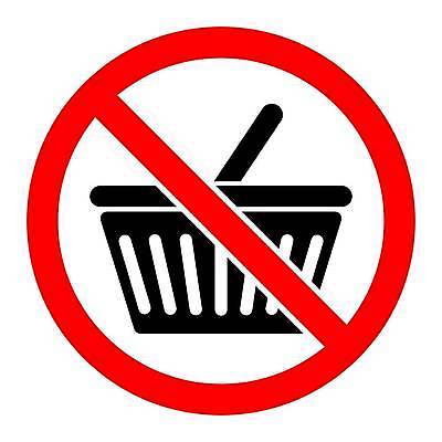 EPS 해외이미지 일러스트 경고 사람없음 픽토그램 금지 심볼 장바구니 해외202309 해외일러스트 쇼핑 바구니 파일형식 벡터