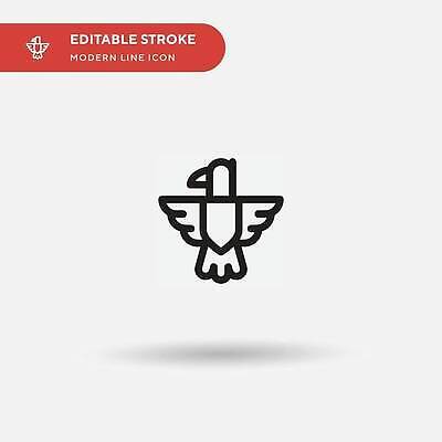 EPS 해외이미지 일러스트 그림자 타이포그라피 사람없음 라인아트 독수리 해외202309 해외일러스트 문자 선 조류 파일형식 벡터