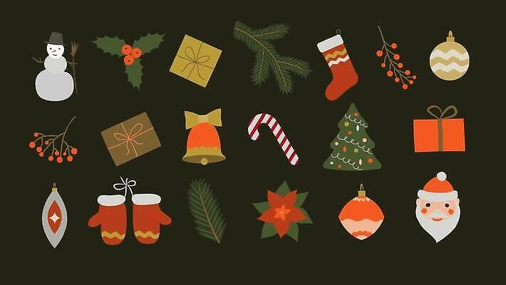 EPS 해외이미지 모양 디자인 계절 실루엣 장갑 백그라운드 크리스마스장식 크리스마스 겨울 패턴 일러스트 눈사람 휴가 양말 사탕 선물 장식 세트 상자 크리스마스트리 산타클로스 검은색 웹 달력 흰색 축하 인사 눈송이 플랫 12월 수집 연도 심볼 사인 활 그림 심플 윤곽 원뿔 고립 엘리먼트 벡터 손모아장갑 해외202309 해외일러스트 도형 잡화 기념일 컬러 컨셉 무늬 인터넷 디저트 눈_날씨 촬영기법 예절 날짜 파일형식