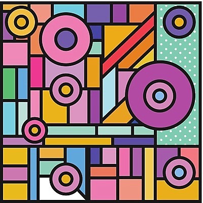 EPS 해외이미지 디자인 패턴 일러스트 추상 사람없음 컬러풀 기하학 멤피스디자인 해외202309 해외일러스트 컬러 무늬 파일형식 벡터