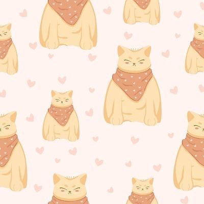 EPS 해외이미지 동물 캐릭터 손 디자인 종이 백그라운드 패턴 일러스트 벽지 미술 그래픽 장식 반려동물 일본 고양이 직물 달콤 낙서 인쇄 만화 그림 질감 손그림 포장소품 스타일 많음 벡터 반복 해외202309 해외일러스트 일러캐릭터 아시아 컨셉 무늬 포장 포유류 문화예술 신체부위 맛 오브젝트 포장재료 파일형식