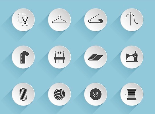 EPS 해외이미지 디자인 드레스 옷 실루엣 산업 종이 일러스트 그림자 파란색 세트 픽토그램 유행 웹 기계 장비 흰색 도구 직물 바늘 원형 뜨개질 실 바느질 가죽 천 심볼 측정 사인 테이프 지퍼 재단 양모 UI 상형문자 얇은 벡터 해외202309 해외일러스트 도형 문자 컬러 인터넷 문구용품 촬영기법 취미 파일형식