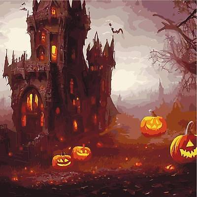 EPS 해외이미지 나무 일러스트 호박 주택 사람없음 할로윈 야간 잭오랜턴 해외202309 해외일러스트 자연요소 식물 채소 건물 파일형식 벡터