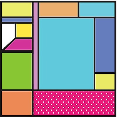 EPS 해외이미지 디자인 패턴 일러스트 추상 사람없음 컬러풀 기하학 멤피스디자인 해외202309 해외일러스트 컬러 무늬 파일형식 벡터