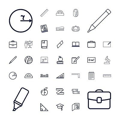 EPS 해외이미지 디자인 종이 일러스트 배낭 학교 화살 함께함 자 현미경 책 세트 펜 교사 공책 칠판 원형 잡지 사과 X 졸업장 배구 스테이플러 심볼 측정 사인 지우개 형광펜 Y 자석 벡터 해외202309 해외일러스트 도형 직업 알파벳 교육 컨셉 가방 과일 졸업 문구용품 학용품 실험기구 간행물 필기구 구기 사무용품 파일형식