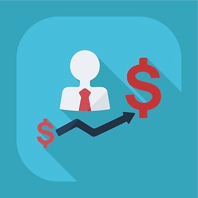 EPS 해외이미지 화살표 일러스트 사람모양 상반신 사람없음 달러 심볼 상승 얼굴없음 해외202309 해외일러스트 모양 컨셉 돈 파일형식 벡터