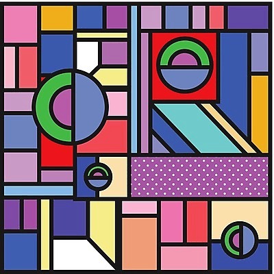 EPS 해외이미지 디자인 패턴 일러스트 추상 사람없음 컬러풀 기하학 멤피스디자인 해외202309 해외일러스트 컬러 무늬 파일형식 벡터