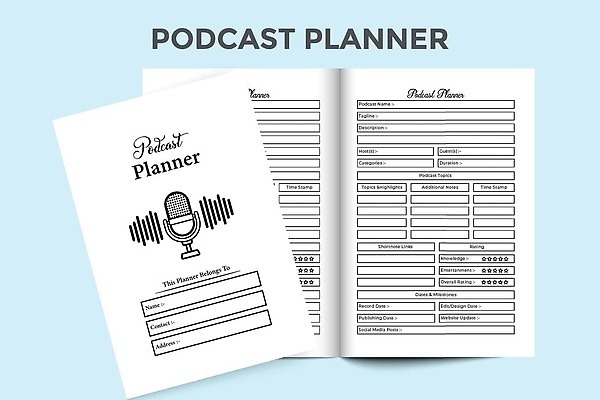 EPS 해외이미지 템플릿 디자인 종이 일러스트 문구용품 흑백 그래픽 다이어리 쪽지 공책 정보 잡지 시간표 인쇄 마이크 라디오 문서 스크랩북 엘리먼트 캐셔 벡터 해외202309 해외일러스트 직업 음향기기 촬영기법 간행물 전자제품 사무용품 계획 오브젝트 파일형식