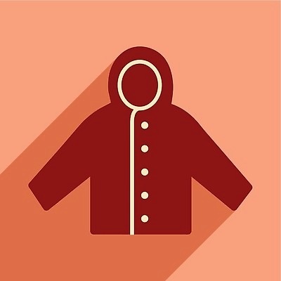 EPS 해외이미지 옷 일러스트 사람없음 재킷 플랫 심볼 오브젝트 후드집업 해외202309 해외일러스트 외투 겉옷 파일형식 벡터