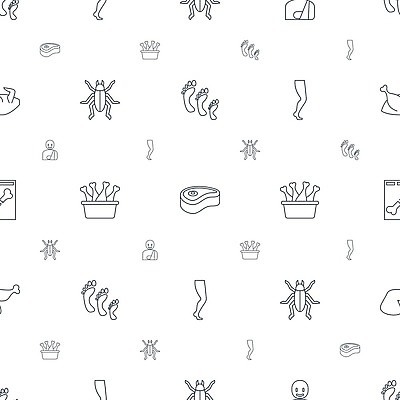 EPS 해외이미지 동물 디자인 음식 백그라운드 패턴 신체 일러스트 가족 뼈 함께함 육류 요리 사람 그래픽 검은색 식사 저녁식사 치킨 소고기 광선 흰색 플랫 X 발자국 바비큐 굽기 딱정벌레 심볼 사인 팔 칠면조 고립 깨짐 엘리먼트 타이즈 벡터 해외202309 해외일러스트 알파벳 컬러 곤충 컨셉 무늬 식재료 관계 자국 조류 신체부위 구이 닭고기요리 파일형식