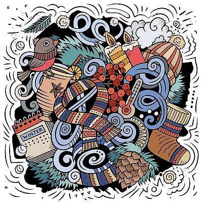 EPS 해외이미지 모자 디자인 옷 계절 컬러 겨울 일러스트 자연 눈사람 조류 날씨 휴가 새해 양말 부츠 컬러풀 크리스마스트리 얼음 목도리 추위 축하 눈송이 낙서 그래피티 12월 만화 스웨터 오브젝트 엽서 손그림 고드름 1월 2월 고립 구성 향나무 손모아장갑 해외202309 해외일러스트 자연요소 나무 동물 잡화 장갑 신발 컨셉 상의 크리스마스 눈 날짜 편지 그림 생태계 파일형식 벡터