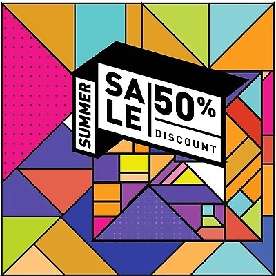 EPS 해외이미지 도형 디자인 선 조각 일러스트 추상 사람없음 컬러풀 세일 기하학 해외202309 해외일러스트 컬러 무늬 파일형식 벡터