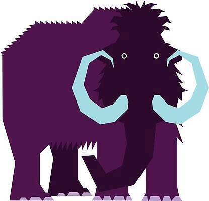 EPS 해외이미지 동물 일러스트 추상 코끼리 컬러풀 보라색 그림 심플 고생물 멸종 기하학 멸종위기동물 선사시대 매머드 미니멀리스트 해외202309 해외일러스트 컬러 무늬 포유류 생물 역사 파일형식 벡터 멸종위기종