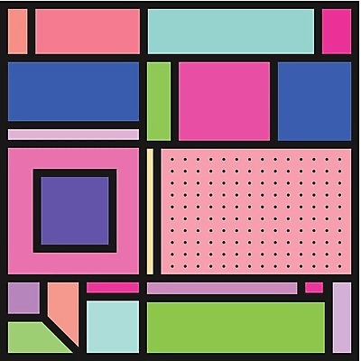 EPS 해외이미지 백그라운드 패턴 일러스트 추상 사람없음 컬러풀 사각형 물방울무늬 기하학 멤피스디자인 해외202309 해외일러스트 도형 디자인 컬러 무늬 파일형식 벡터