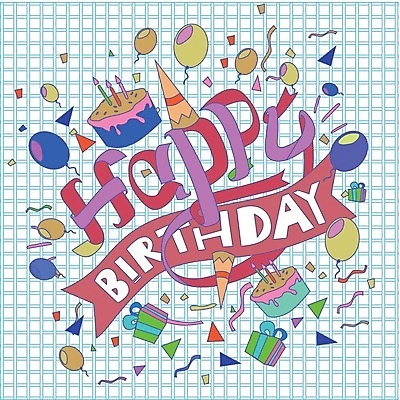 EPS 해외이미지 일러스트 폭죽 타이포그라피 사람없음 선물상자 컬러풀 생일케이크 꽃가루 생일축하 풍선 레터링 해외202309 해외일러스트 문자 컬러 선물 상자 케이크 축하 생일 가루 파일형식 벡터