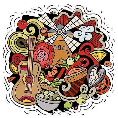 EPS 해외이미지 전통 라이프스타일 꽃 유럽 포스터 문화 음악 음식 여행 일러스트 건축양식 자연 휴가 풍경 야외 장식 빨간색 컬러풀 축제 풍차 기타 직물 부채 역사 스페인 재산 낙서 만화 심볼 오브젝트 올리브 엽서 홍합 구성 랜드마크 마드리드 스페인어 전국 타파스 플라멩코 해외202309 해외일러스트 식물 열매 건축 나라 예술 컬러 현악기 문화예술 어패류 생활 금융 세계문화유산 애피타이저 편지 생태계 파일형식 벡터