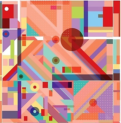 EPS 해외이미지 디자인 백그라운드 패턴 일러스트 추상 사람없음 컬러풀 기하학 스타일 멤피스디자인 해외202309 해외일러스트 컬러 무늬 파일형식 벡터