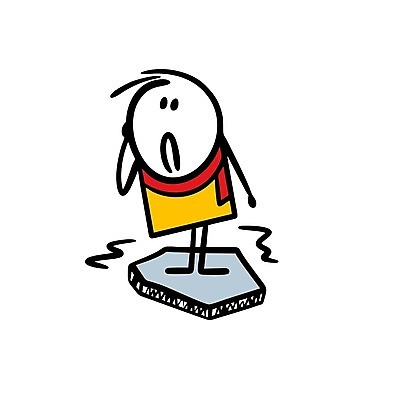 EPS 해외이미지 인물캐릭터 일러스트 한명 서기 사람 추위 낙서 무서움 심플 빙판 해외202309 해외일러스트 일러캐릭터 캐릭터 1 감정 모션 파일형식 벡터