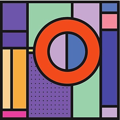 EPS 해외이미지 백그라운드 패턴 일러스트 추상 사람없음 컬러풀 사각형 물방울무늬 원형 기하학 멤피스디자인 해외202309 해외일러스트 도형 디자인 컬러 무늬 파일형식 벡터