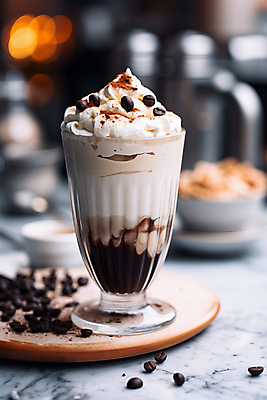 JPG 편집이미지 사람없음 컵 갈색 얼음 카페 원두 커피잔 컵받침 크림 아이스커피 나무탁자 편집실사 AI포토 AI콘텐츠 자연요소 식기 커피 컬러 탁자 잔 상점 받침대 CG 파일형식