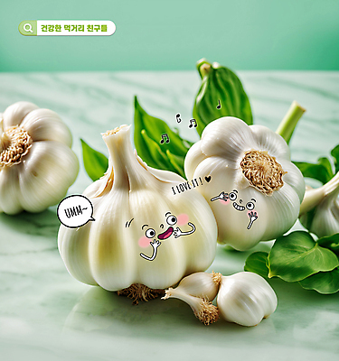 PSD 편집이미지 말풍선 잎 음표 식재료 탁자 표정 마늘 미소 사람없음 마주보기 귀여움 흰색 신선 유기농 대리석 손모양 검색창 이미지편집 모양 식물 기호 웰빙 음악 컬러 가구 컨셉 채소 재료 모션 파일형식 손_신체부위