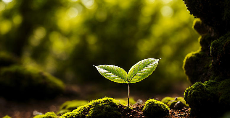 JPG 편집이미지 자연 이끼 풍경 근접촬영 사람없음 초록색 새싹 흙 블러효과 편집실사 AI포토 AI콘텐츠 식물 뷰포인트 컬러 CG 생태계 블러 파일형식 효과