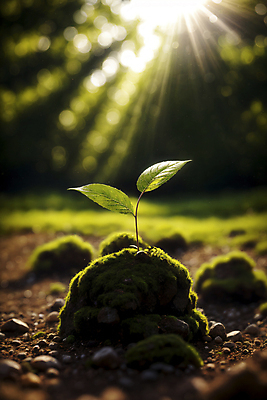 JPG 편집이미지 자연 이끼 풍경 근접촬영 사람없음 초록색 햇빛 새싹 흙 조약돌 보케 빛망울 블러효과 편집실사 AI포토 AI콘텐츠 식물 뷰포인트 컬러 빛 태양 돌_바위 CG 생태계 블러 파일형식 효과