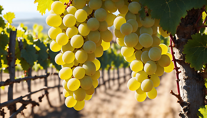 JPG 주간 편집이미지 사람없음 야외 초록색 햇빛 과수원 디지털합성 청포도 포도송이 포도농장 포도잎 편집실사 AI포토 AI콘텐츠 자연요소 컬러 잎 농업 포도 태양 농장 CG 파일형식