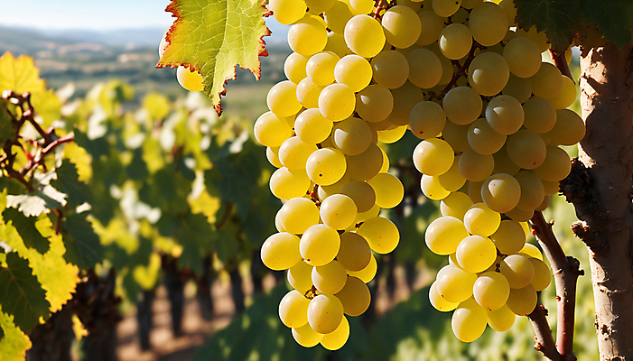 JPG 주간 편집이미지 사람없음 야외 초록색 햇빛 과수원 디지털합성 청포도 포도송이 포도농장 포도잎 편집실사 AI포토 AI콘텐츠 자연요소 컬러 잎 농업 포도 태양 농장 CG 파일형식