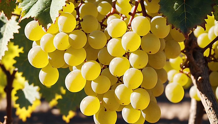 JPG 주간 편집이미지 사람없음 야외 초록색 햇빛 과수원 디지털합성 청포도 포도송이 포도농장 포도잎 편집실사 AI포토 AI콘텐츠 자연요소 컬러 잎 농업 포도 태양 농장 CG 파일형식