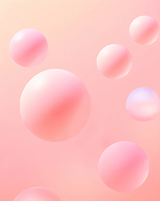 JPG 편집이미지 분홍색 사람없음 거품 원형 비눗방울 입체 디지털합성 버블 편집실사 AI컴퓨터그래픽 AI콘텐츠 도형 컬러 CG 파일형식