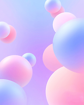 JPG 편집이미지 사람없음 보라색 거품 원형 비눗방울 입체 디지털합성 버블 카피스페이스 편집실사 AI컴퓨터그래픽 AI콘텐츠 도형 컬러 공백 CG 파일형식