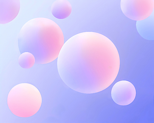 JPG 편집이미지 사람없음 보라색 거품 원형 비눗방울 입체 디지털합성 그라데이션 버블 편집실사 AI컴퓨터그래픽 AI콘텐츠 도형 컬러 CG 파일형식