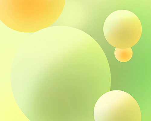 JPG 편집이미지 사람없음 연두색 거품 원형 비눗방울 입체 디지털합성 버블 편집실사 AI컴퓨터그래픽 AI콘텐츠 도형 초록색 CG 파일형식